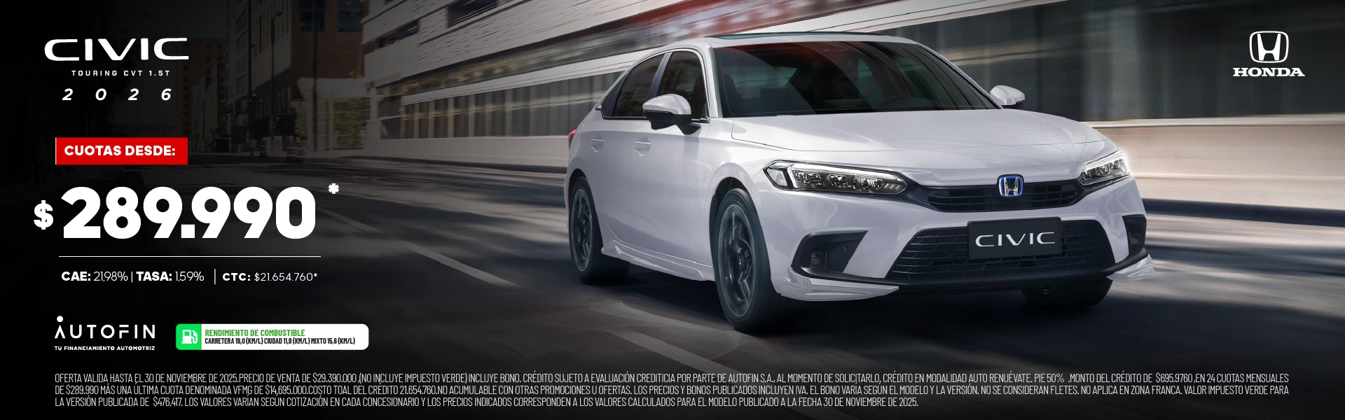 CIVIC PROMO NOVIEMBRE